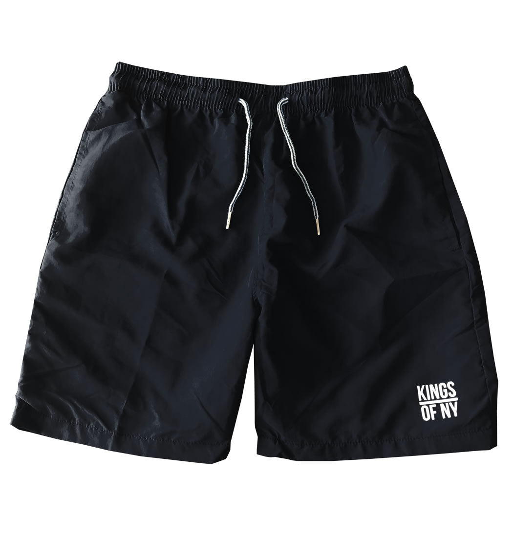 Simple Black Swim Shorts by KINGS OF NY