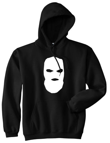 Ski Mask Way Robber Pullover Hoodie in Black By Kings Of NY