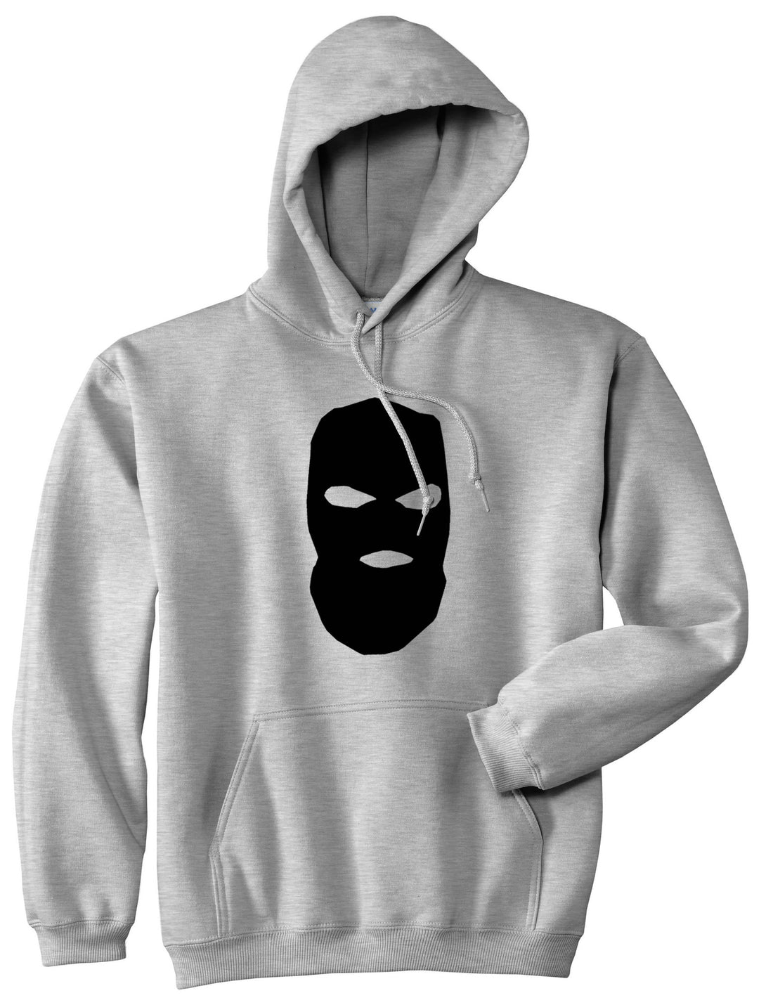 Ski Mask Way Robber Pullover Hoodie in Grey By Kings Of NY