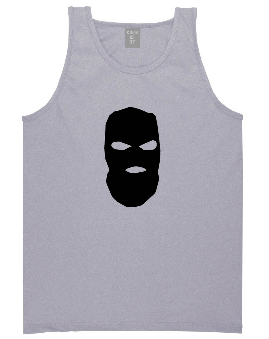 Ski Mask Way Robber Tank Top in Grey By Kings Of NY