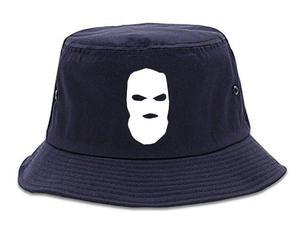 Ski Mask Way Robber Chest Logo Bucket Hat By Kings Of NY