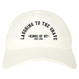 Laughing To The Grave Skull 2006 Dad Hat in White By Kings Of NY