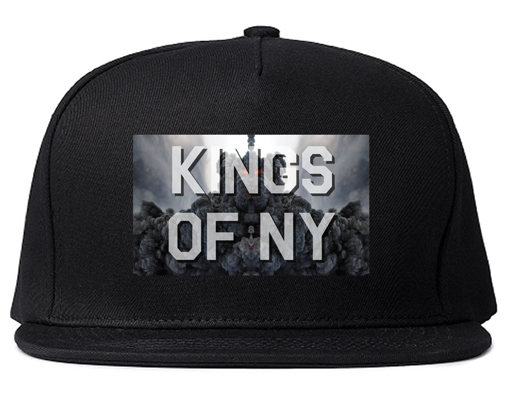 Smoke Cloud End Of Days Kings Of NY Logo Snapback Hat in Black By Kings Of NY