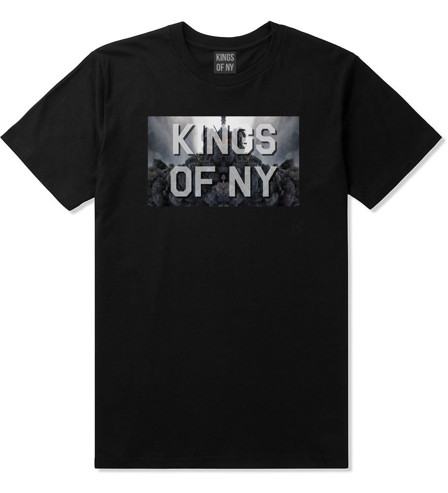 Smoke Cloud End Of Days Kings Of NY Logo T-Shirt in Black By Kings Of NY
