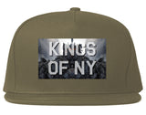 Smoke Cloud End Of Days Kings Of NY Logo Snapback Hat in Grey By Kings Of NY