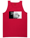 Smoked Out Weed Marijuana Girls Pot New York Tank Top In Red by Kings Of NY