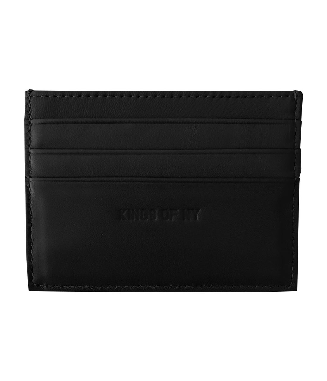 Kings Of NY Smooth Card Holder Wallet Black