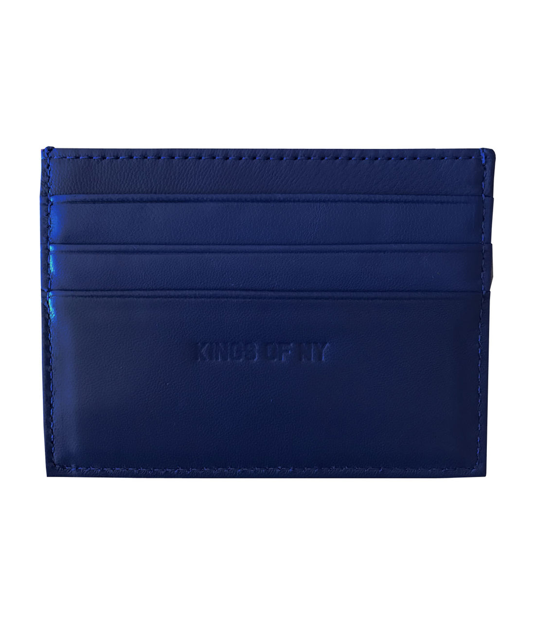 Kings Of NY Smooth Card Holder Wallet Navy Blue