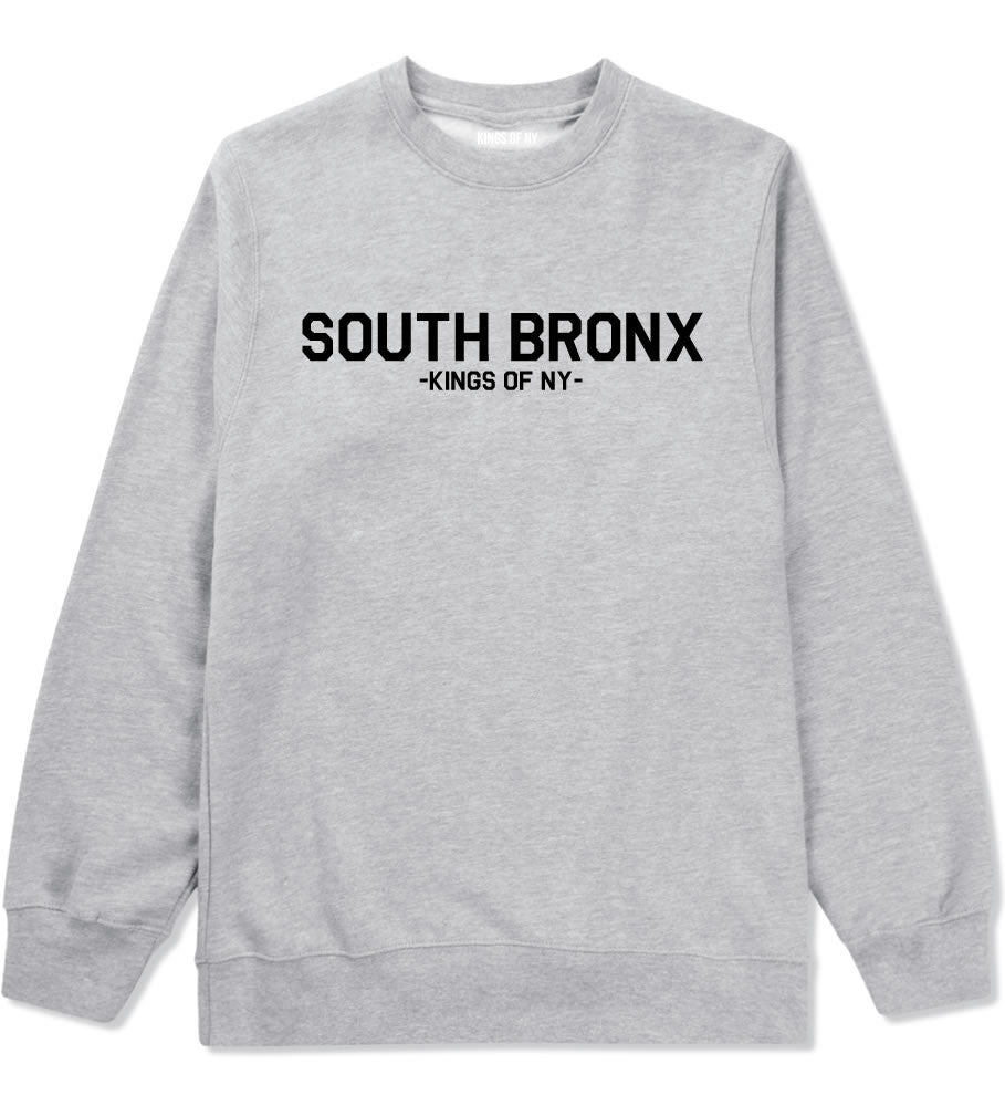 South Bronx BX New York Crewneck Sweatshirt in Grey