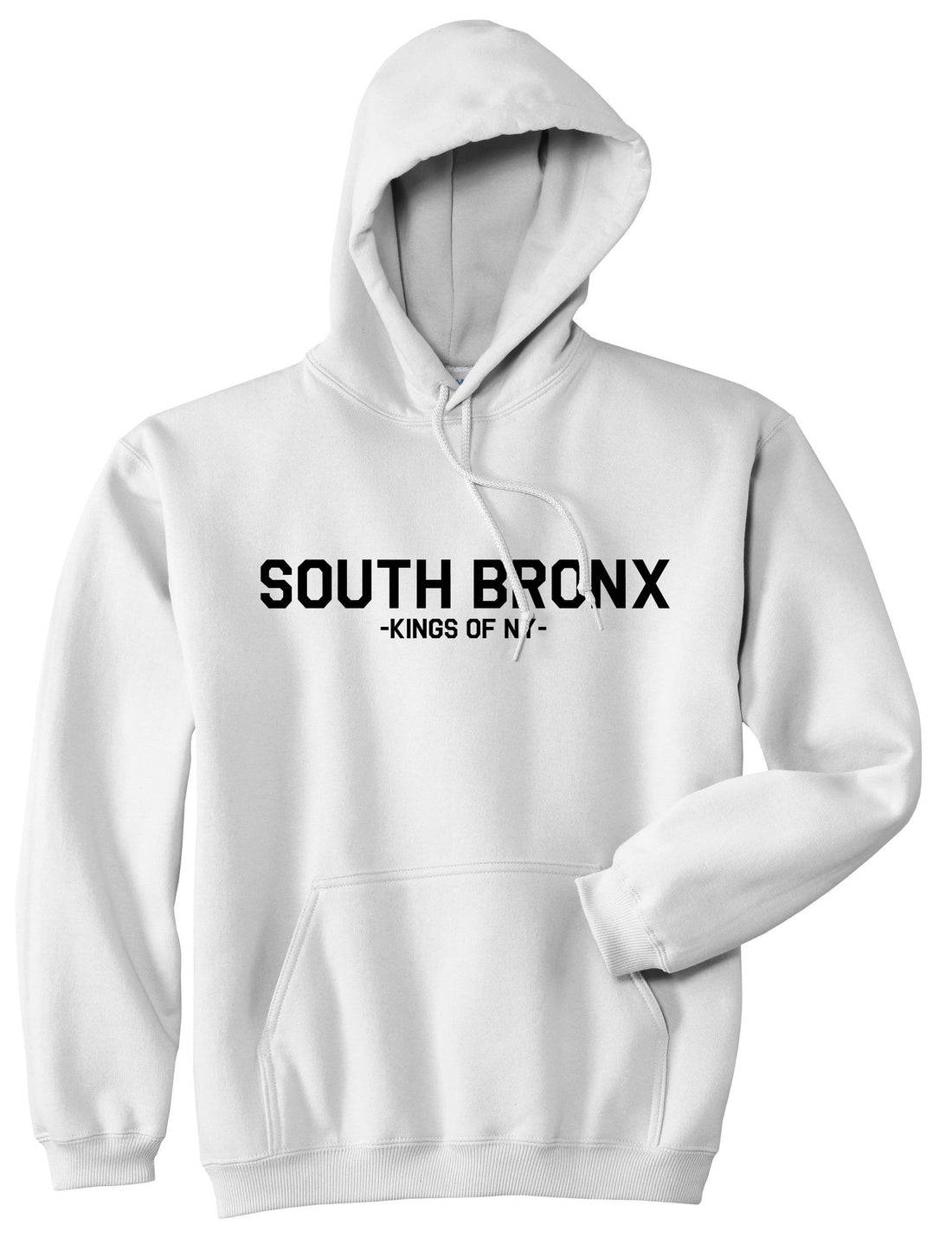 South Bronx BX New York Pullover Hoodie Hoody in White