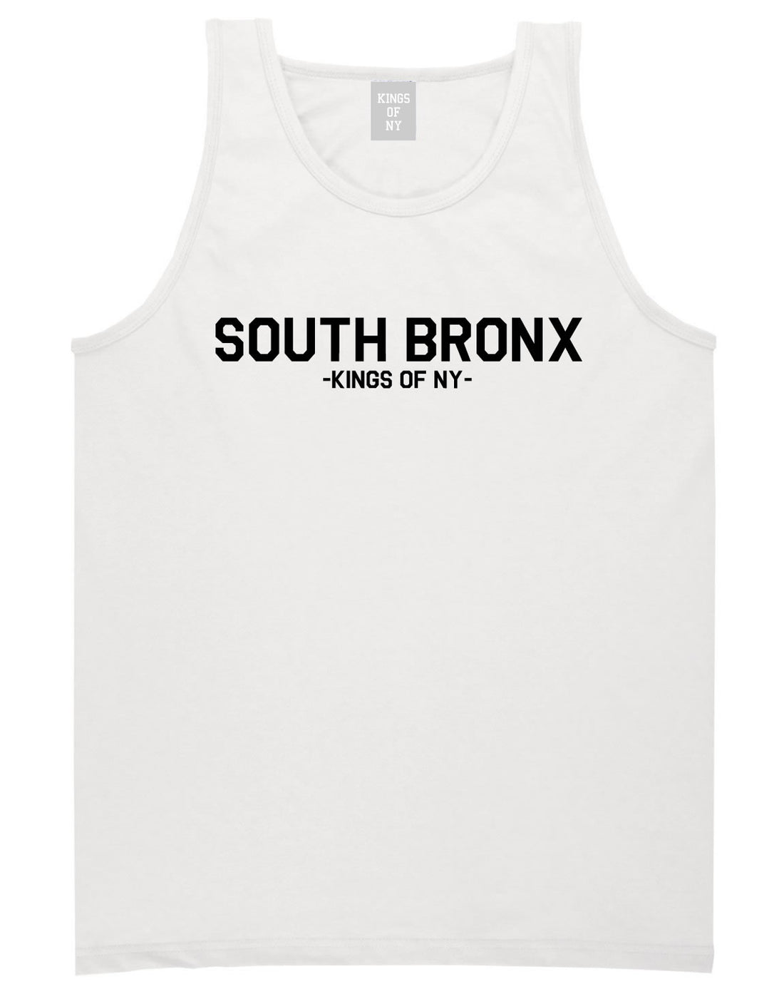 South Bronx BX New York Tank Top in White