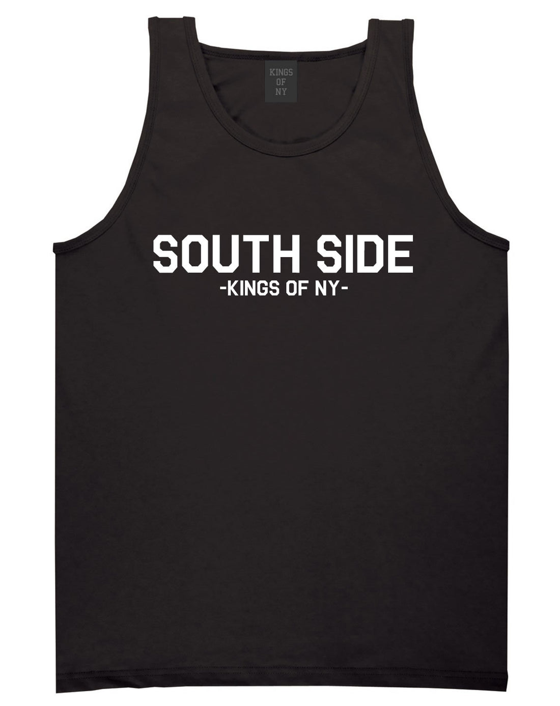 South Side Central Hood Tank Top in Black