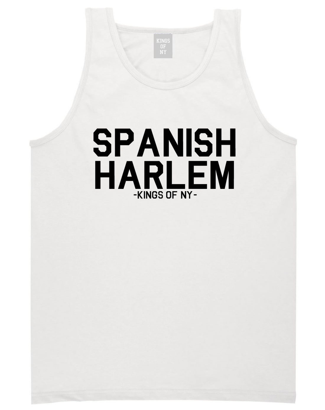 Spanish Harlem New York Tank Top in White