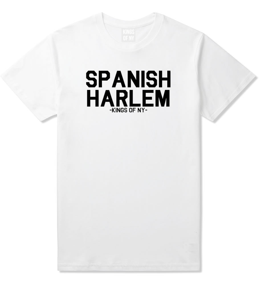 Spanish Harlem New York T-Shirt in White