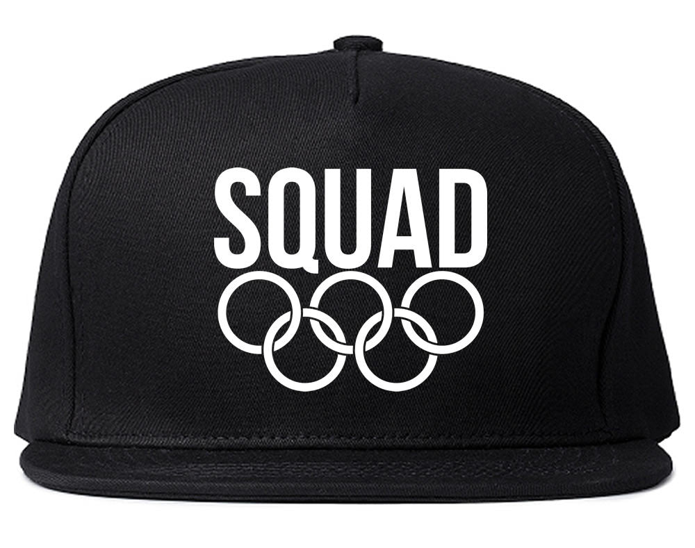 Squad Olympic Rings Logo Snapback Hat