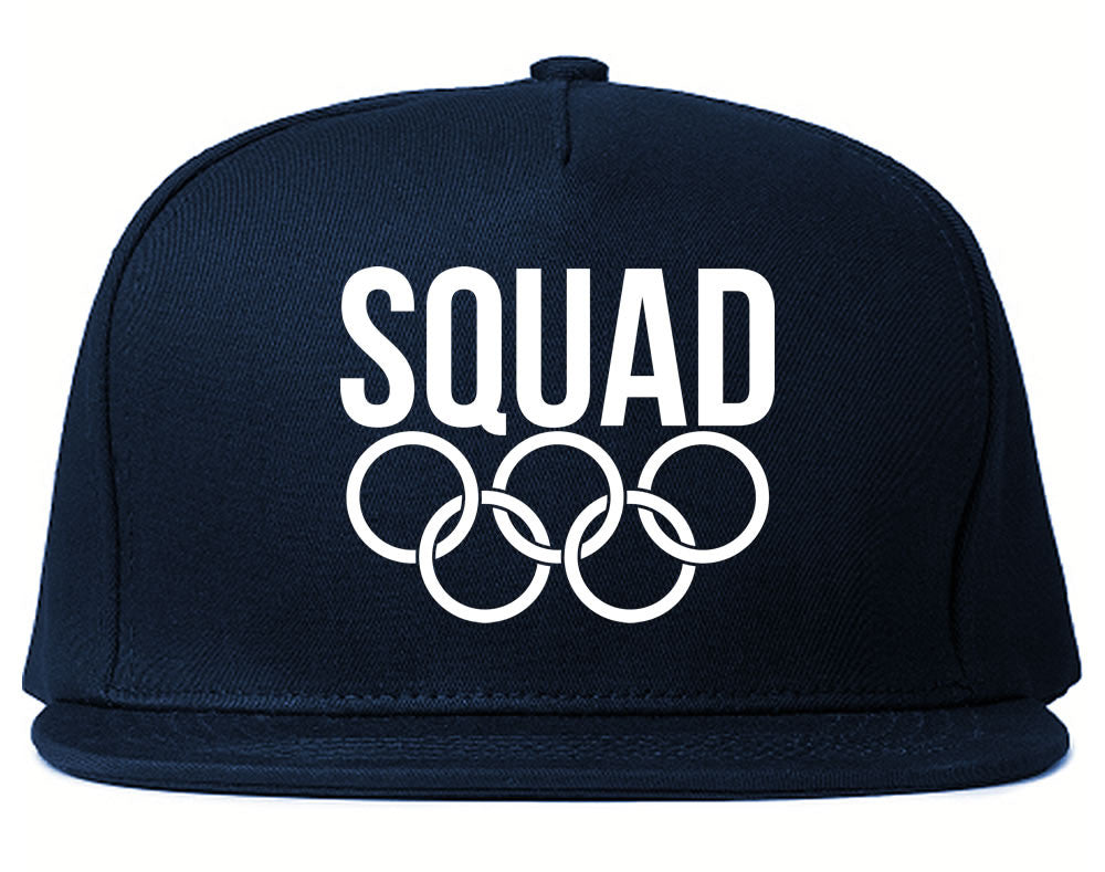 Squad Olympic Rings Logo Snapback Hat