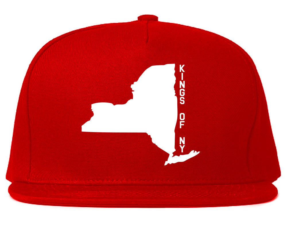 New York State Shape Snapback Hat By Kings Of NY
