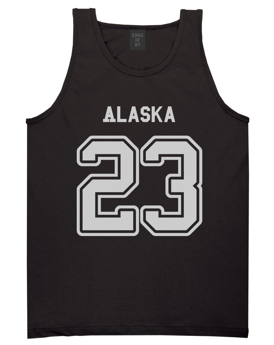 Sport Style Alaska 23 Team State Jersey Mens Tank Top By Kings Of NY
