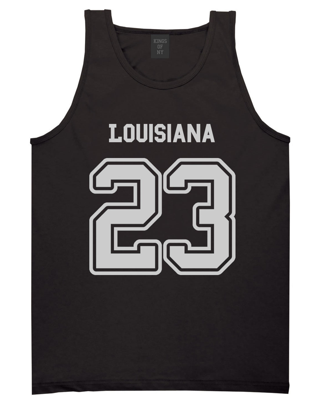 Sport Style Louisiana 23 Team State Jersey Mens Tank Top By Kings Of NY