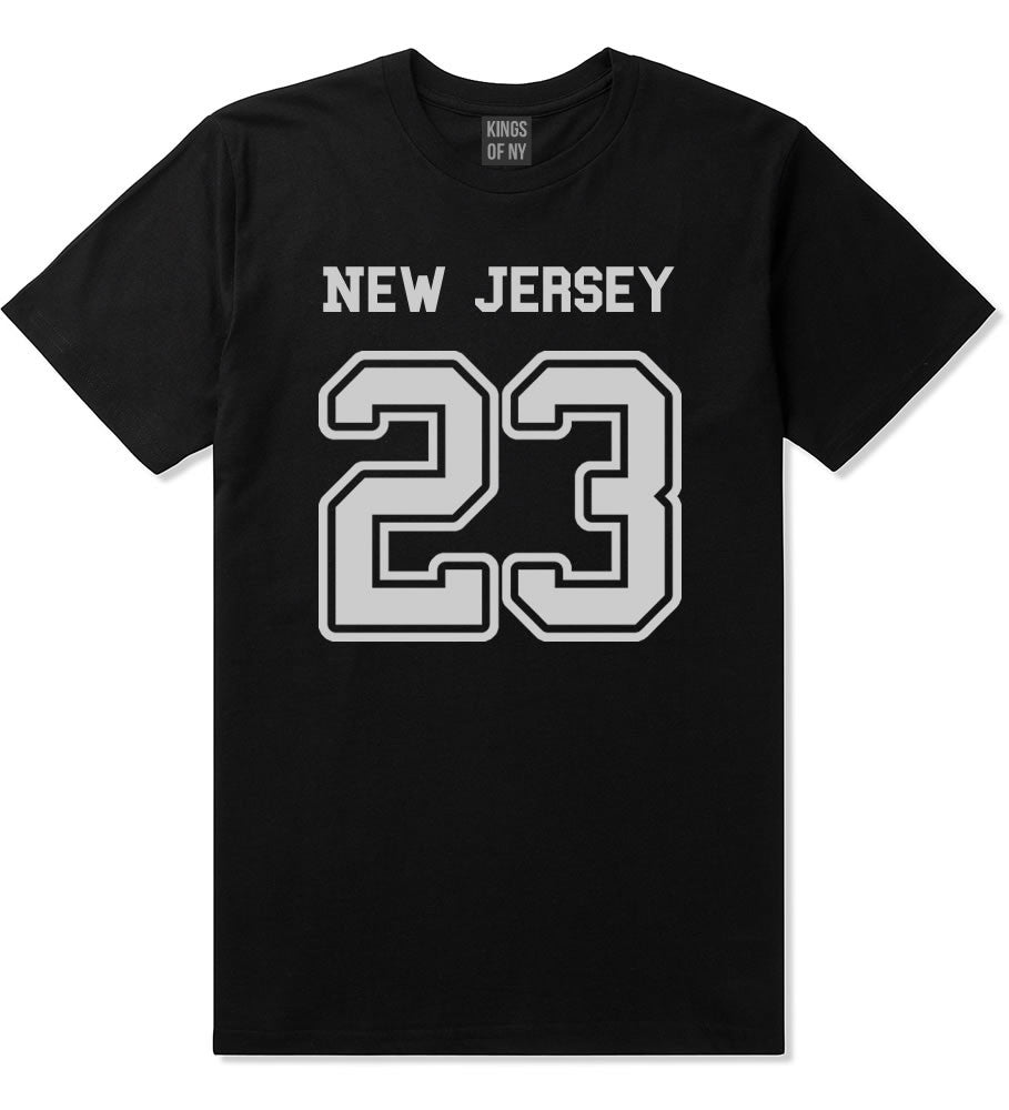 Sport Style New Jersey 23 Team State Jersey Mens T-Shirt By Kings Of NY