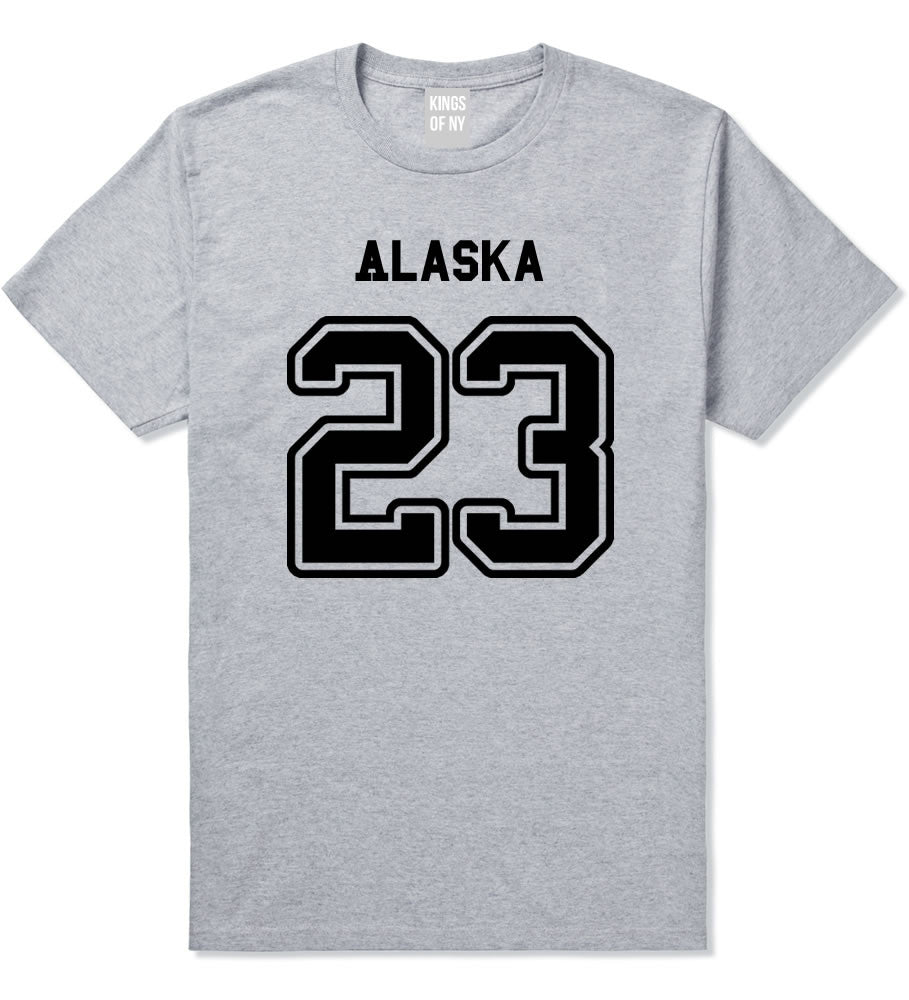 Sport Style Alaska 23 Team State Jersey Mens T-Shirt By Kings Of NY