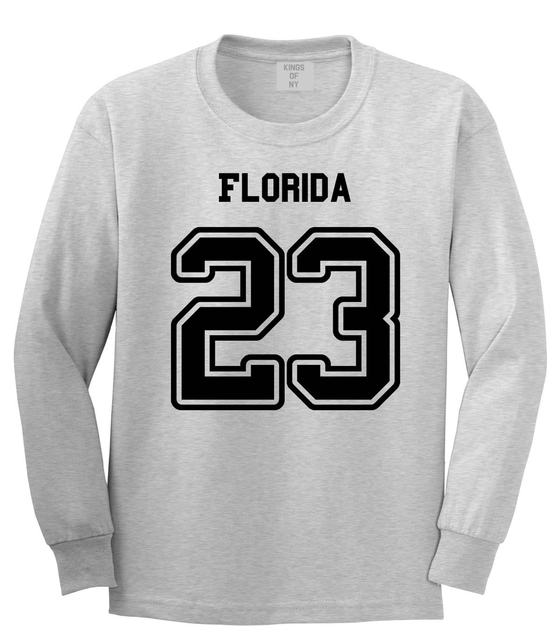 Sport Style Florida 23 Team State Jersey Long Sleeve T-Shirt By Kings Of NY