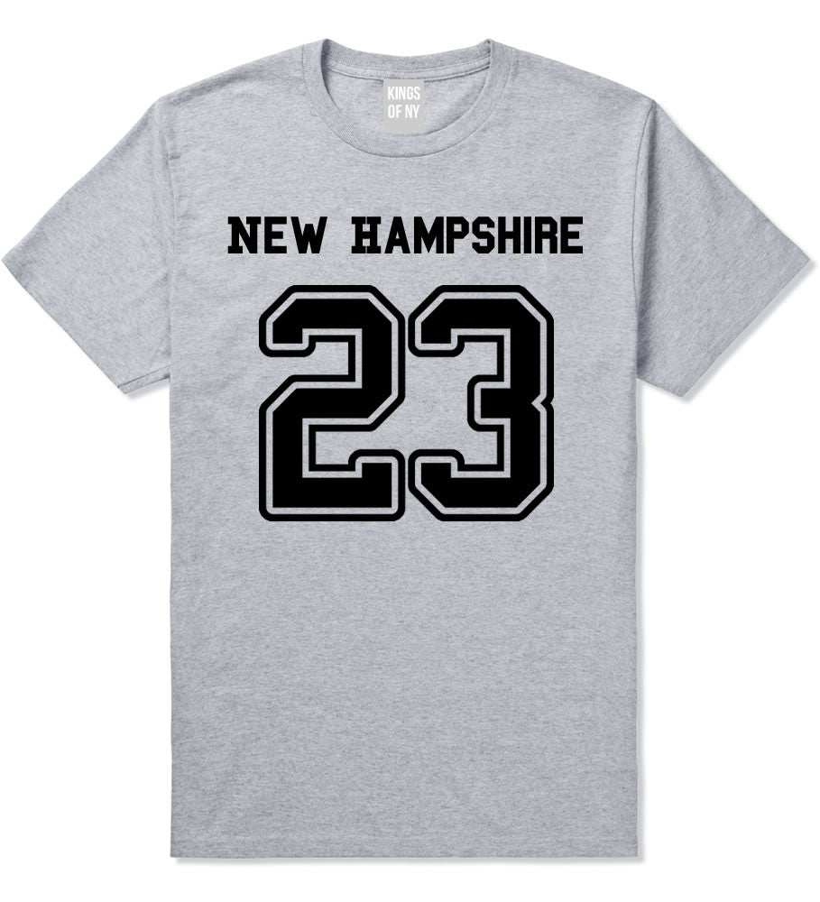 Sport Style New Hampshire 23 Team State Jersey Mens T-Shirt By Kings Of NY