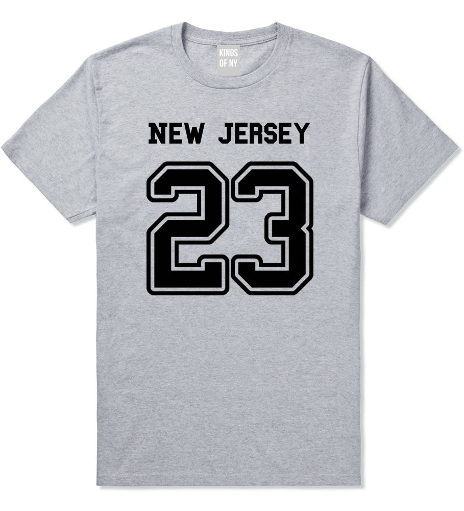 Sport Style New Jersey 23 Team State Jersey Mens T-Shirt By Kings Of NY