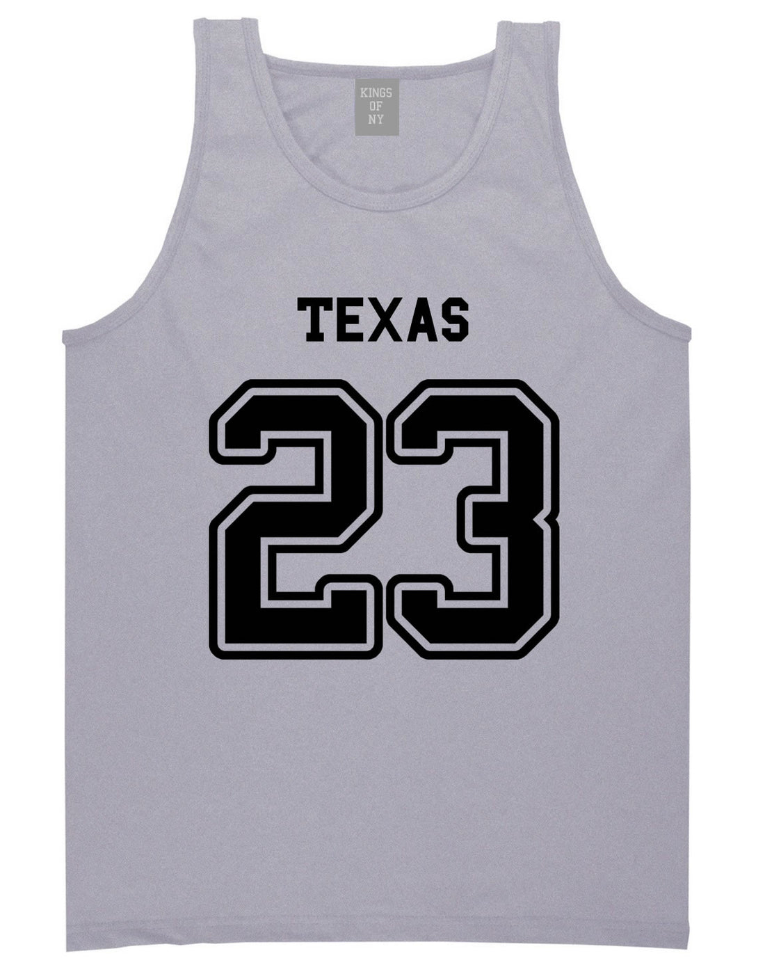 Sport Style Texas 23 Team State Jersey Mens Tank Top By Kings Of NY