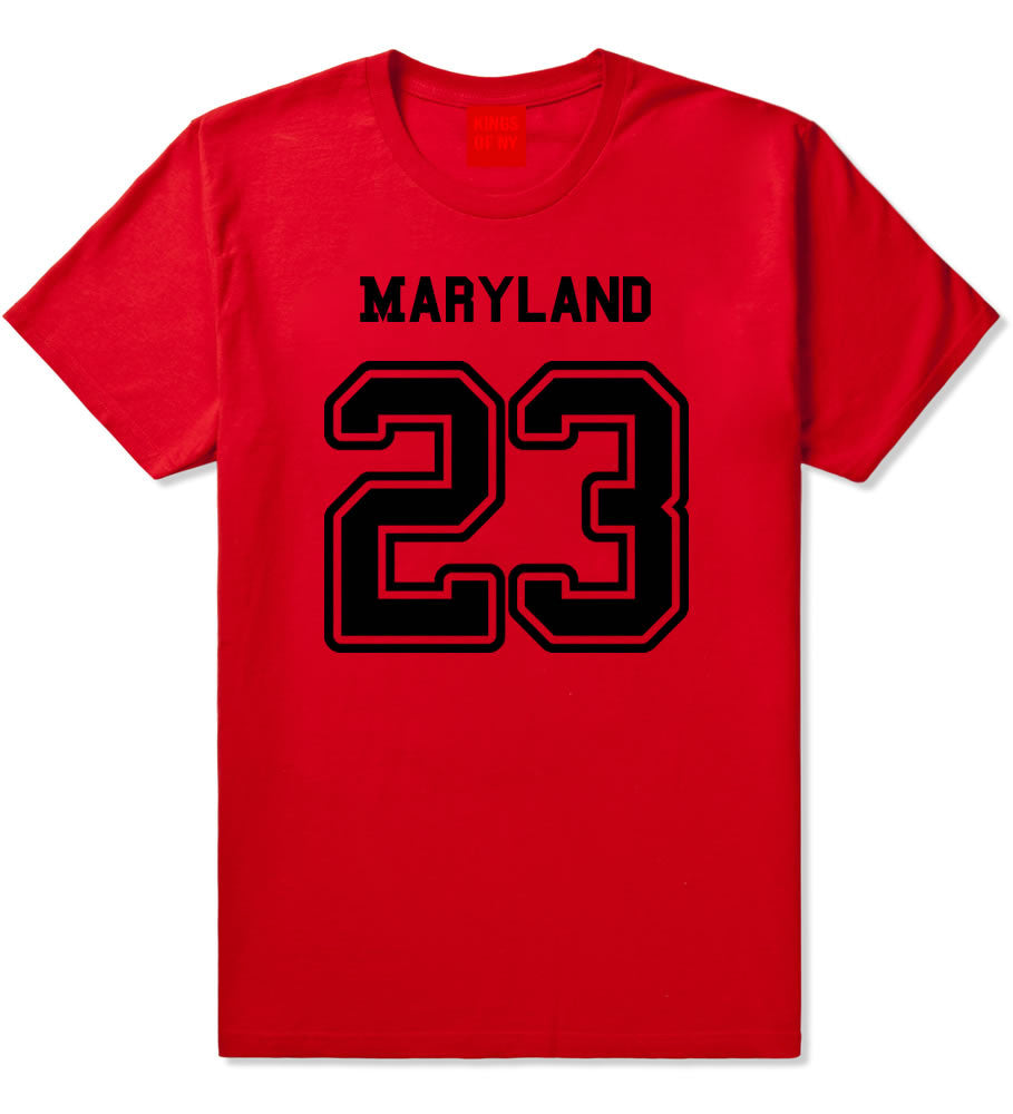 Sport Style Maryland 23 Team State Jersey Mens T-Shirt By Kings Of NY