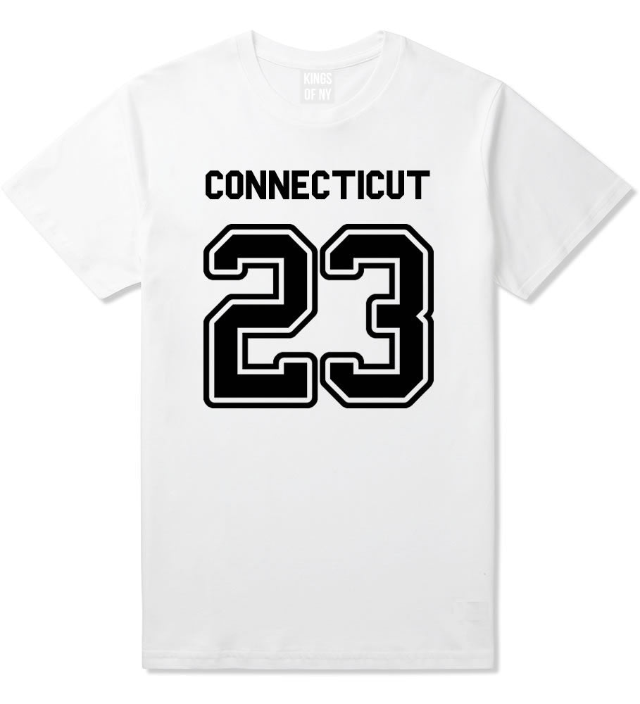 Sport Style Connecticut 23 Team State Jersey Mens T-Shirt By Kings Of NY