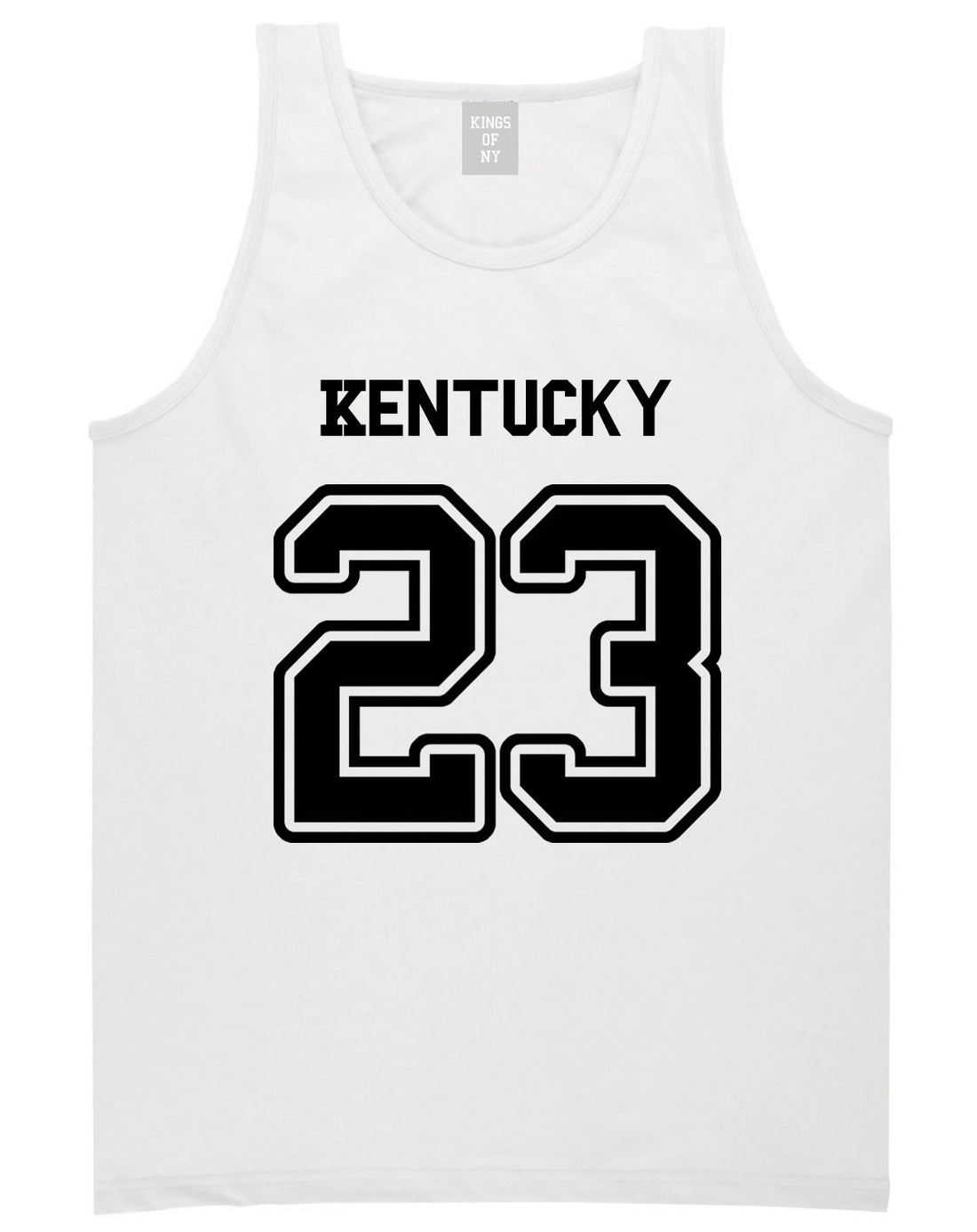 Sport Style Kentucky 23 Team State Jersey Mens Tank Top By Kings Of NY
