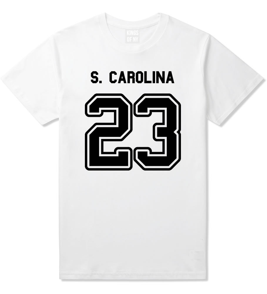 Sport Style South Carolina 23 Team State Jersey Mens T-Shirt By Kings Of NY