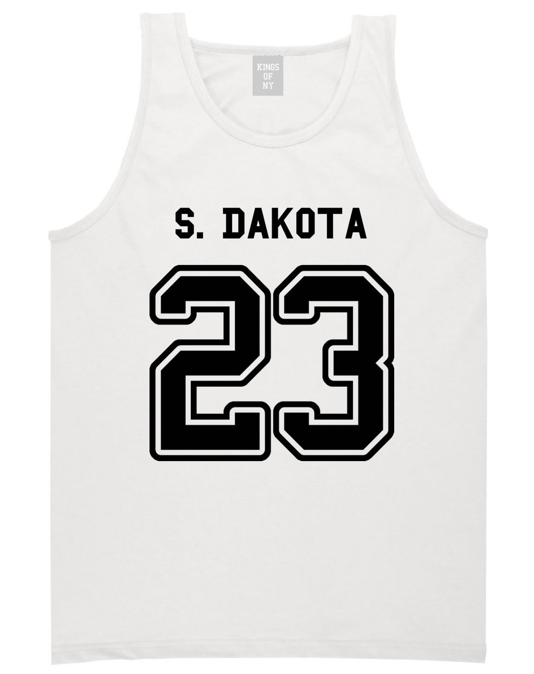 Sport Style South Dakota 23 Team State Jersey Mens Tank Top By Kings Of NY