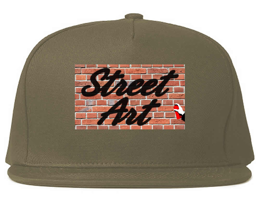 Street Art Graffiti Spraypaint Wall Snapback Hat by Kings Of NY