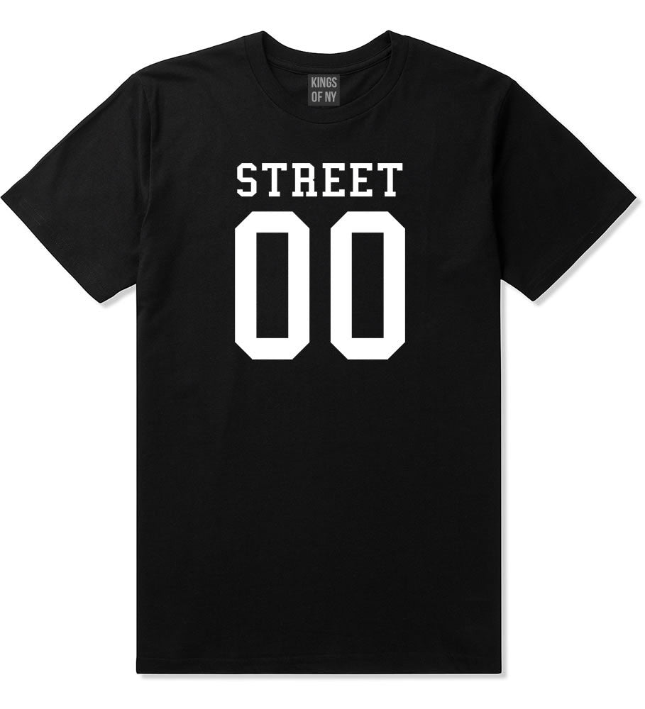 Street Team 00 Jersey T-Shirt in Black By Kings Of NY