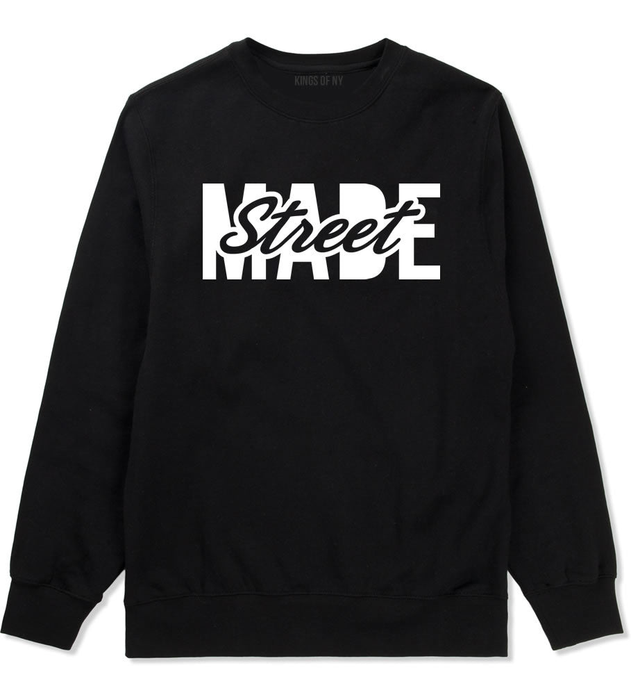 Kings Of NY Street Made Crewneck Sweatshirt in Black