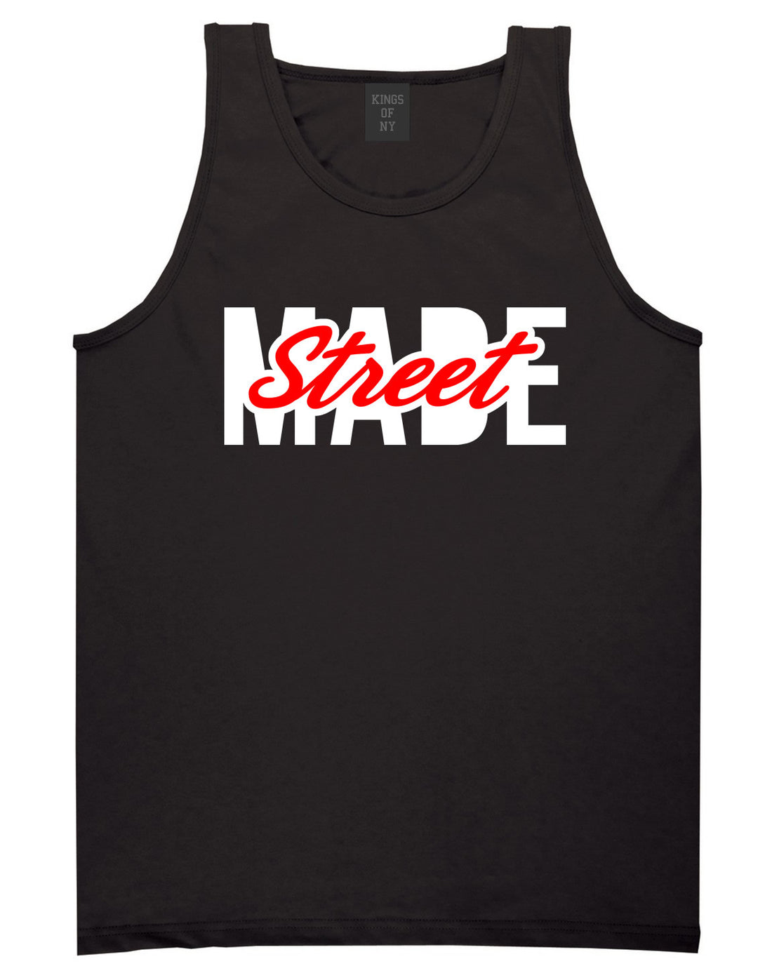 Kings Of NY Street Made Tank Top in Black
