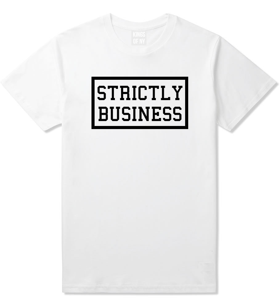 Strictly Business T-Shirt in White by Kings Of NY