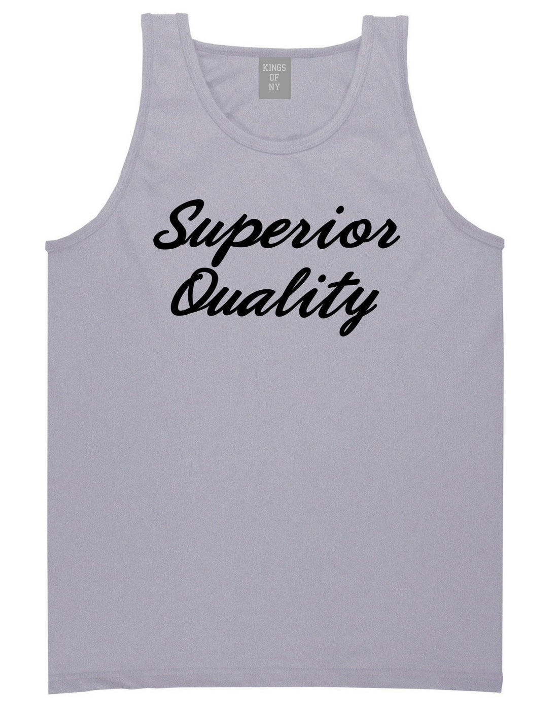 Kings Of NY Superior Quality Tank Top in Grey