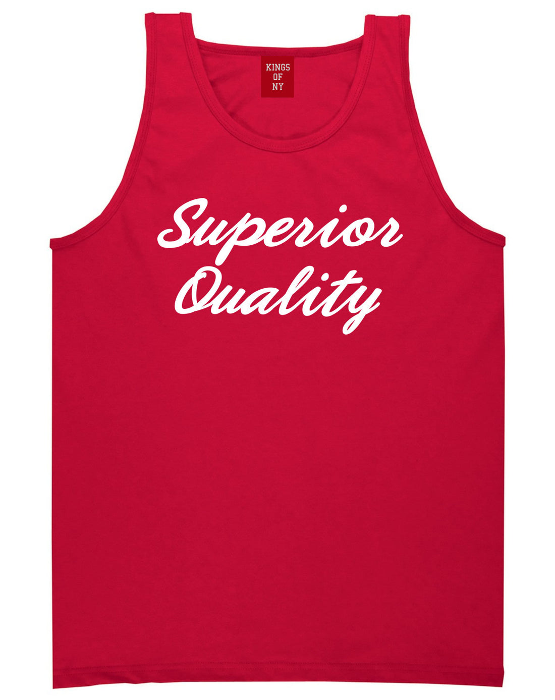 Kings Of NY Superior Quality Tank Top in Red