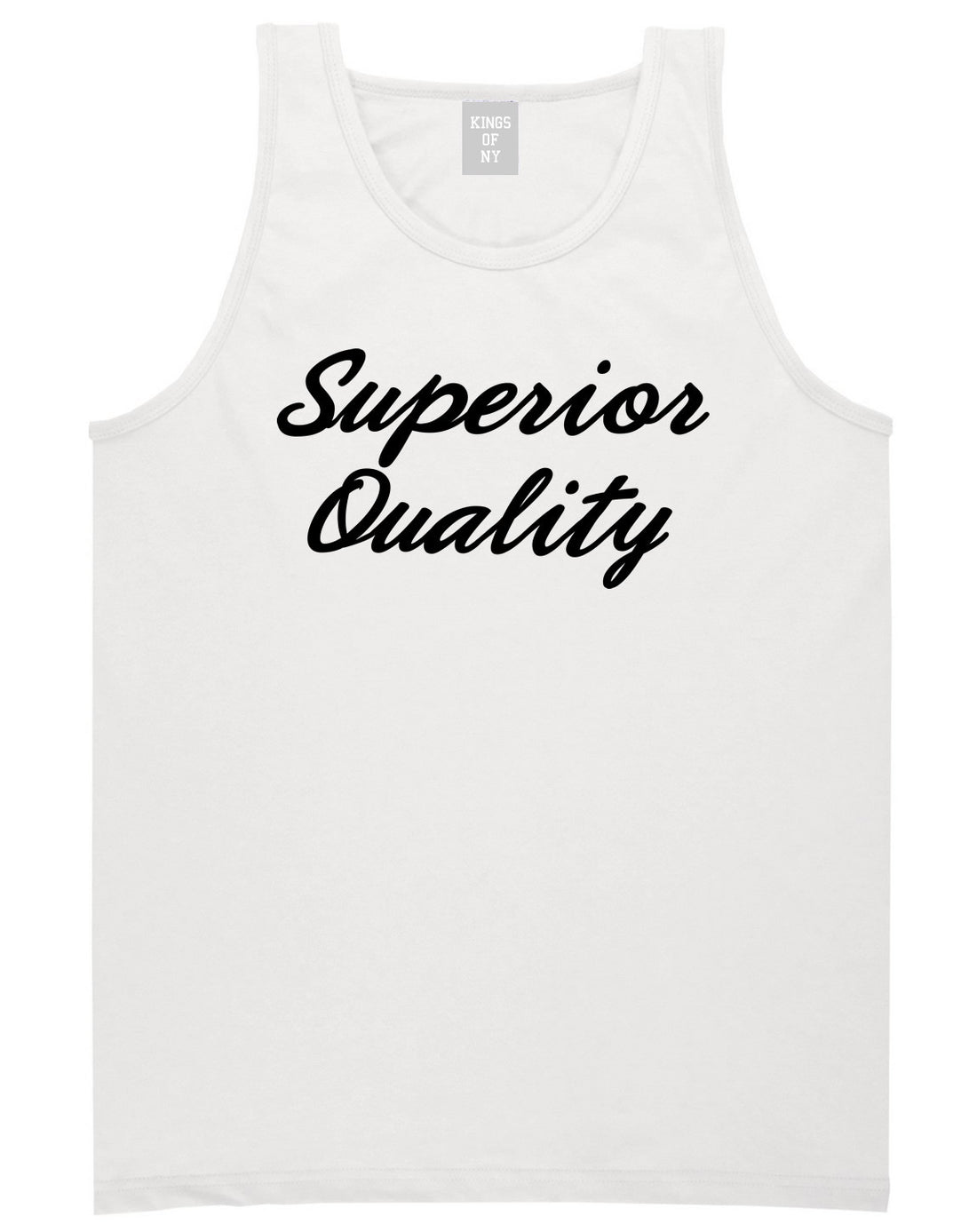 Kings Of NY Superior Quality Tank Top in White