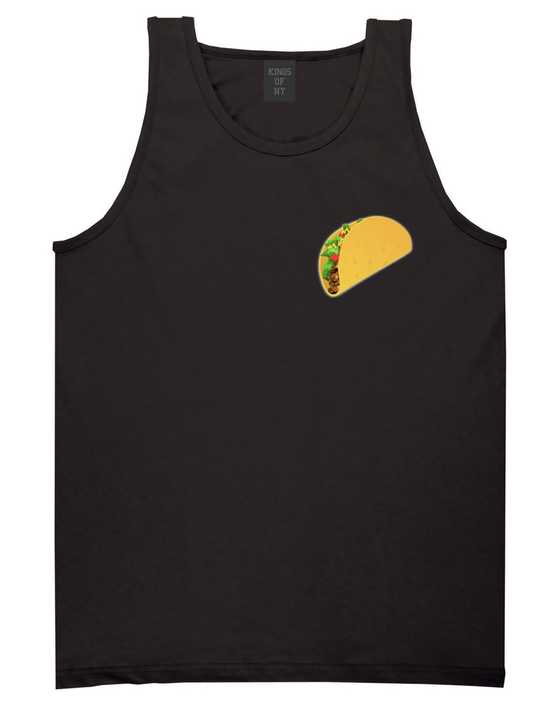 Taco Emoji Meme Chest Tank Top