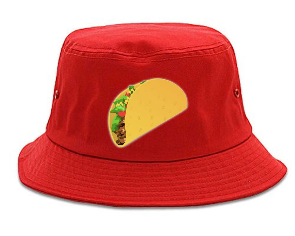 Taco Emoji Meme Chest Bucket Hat Cap