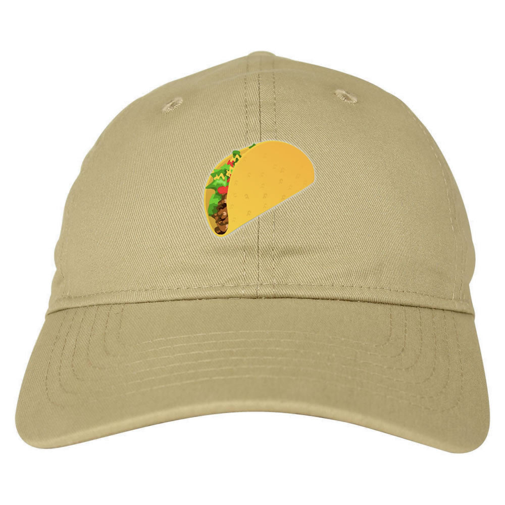 Taco Emoji Meme Chest Dad Hat Cap