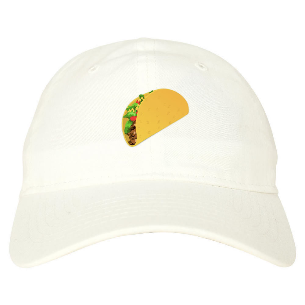 Taco Emoji Meme Chest Dad Hat Cap
