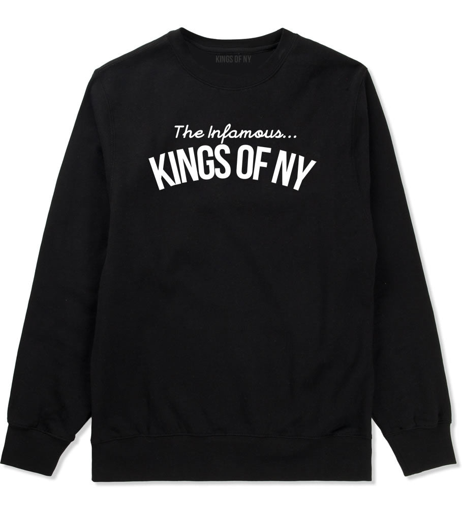 The Infamous Kings Of NY Crewneck Sweatshirt in Black By Kings Of NY