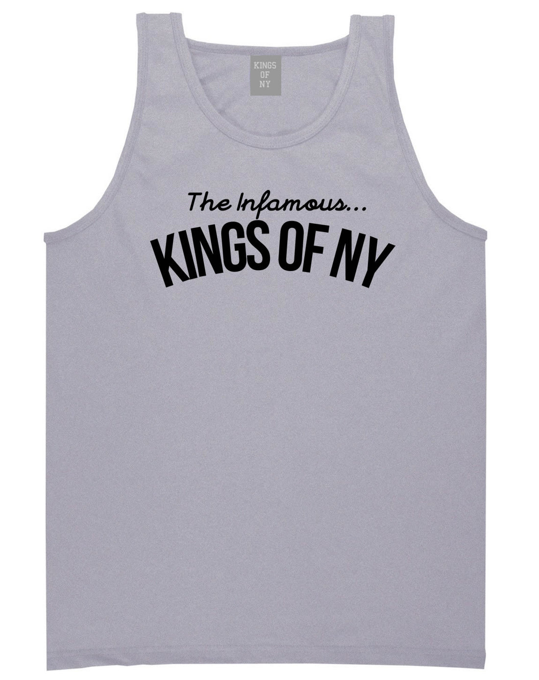 The Infamous Kings Of NY Tank Top in Grey By Kings Of NY