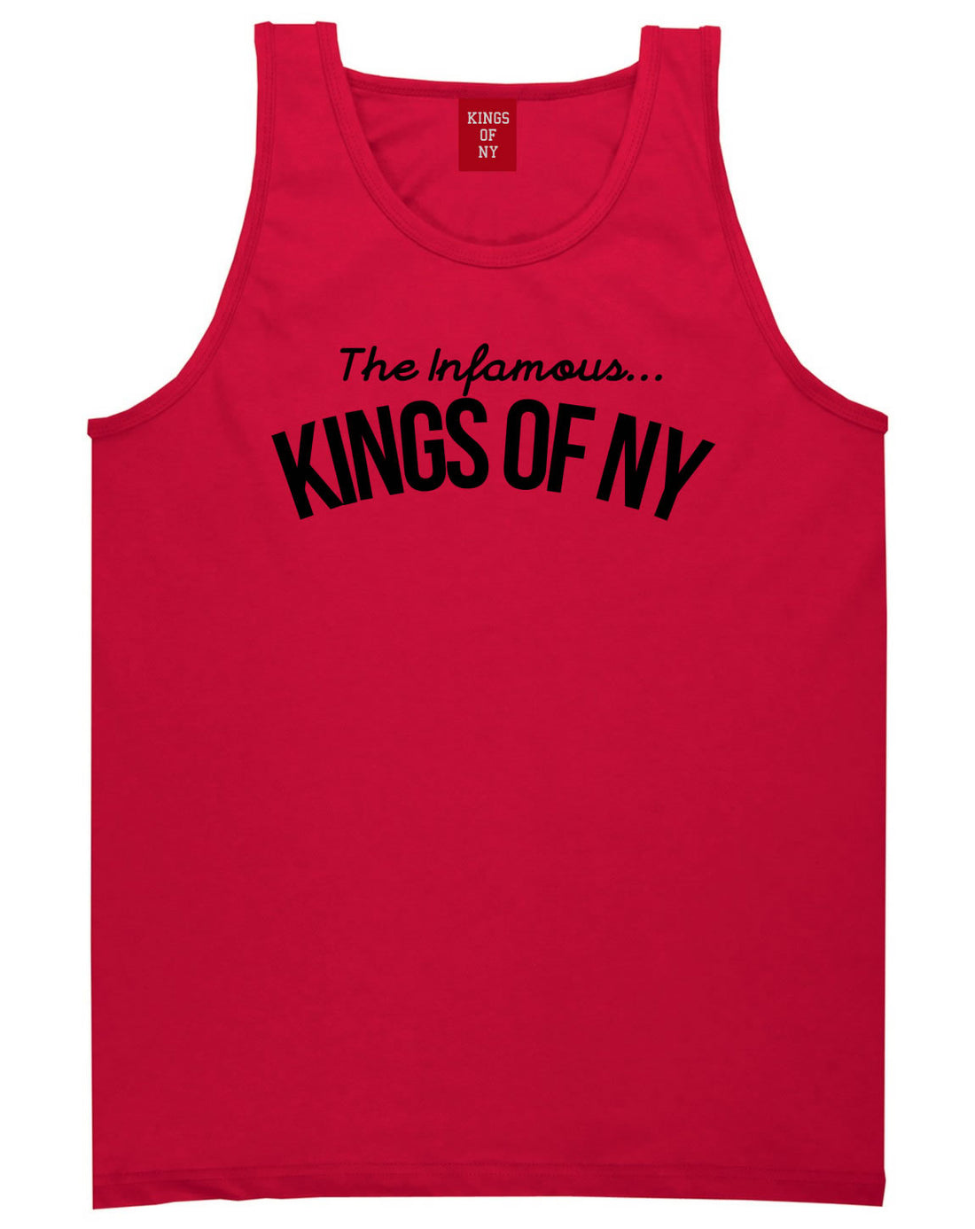 The Infamous Kings Of NY Tank Top in Red By Kings Of NY