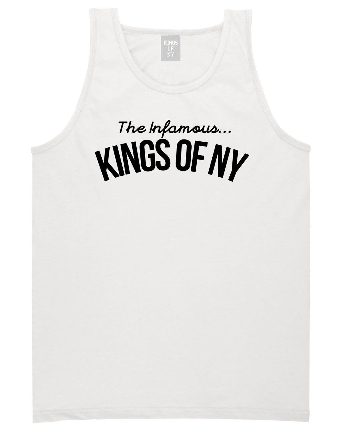 The Infamous Kings Of NY Tank Top in White By Kings Of NY